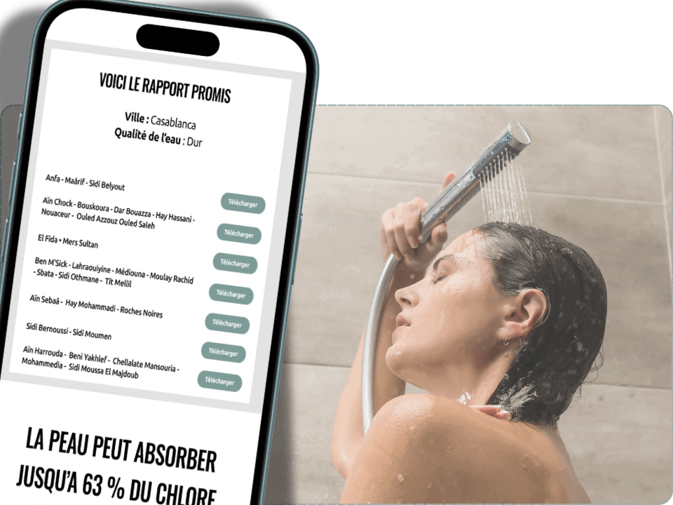 Rapport d'eau de Casablanca reçu gratuitement par e-mail