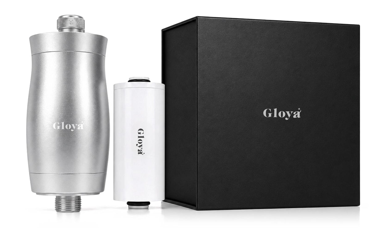 Filtre de douche Gloya avec sa cartouche et son coffret