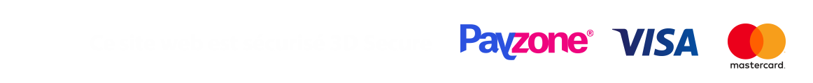 Ce site web est sécurisé 3D Secure — Payzone, Visa, Mastercard